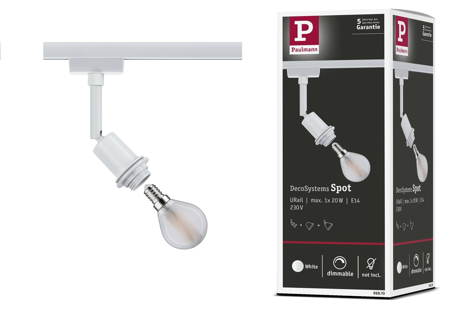 Paulmann URail DecoSystems losse spot voor spotsystemen