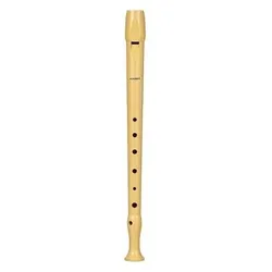 Hohner Resin C Soprano Recorder German Fingering Ivory Ral 1013 (Blockflöte, Sopranino), Blasinstrumente, Braun