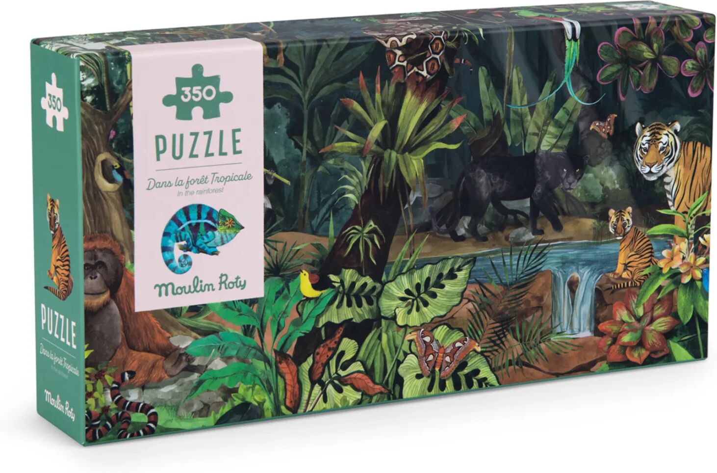 Moulin Roty Puzzle Forêt Tropicale - 350 pièces Multicolore taille unique