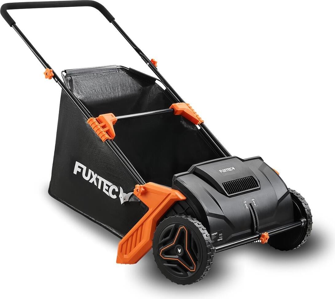 Fuxtec bladblazer met 530 mm werkbreedte en 100 liter grasopvangbak