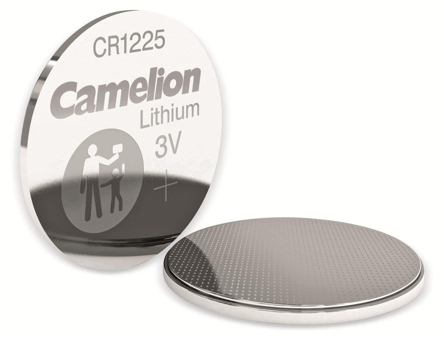 Camelion CR1225-BP5 Lithium Wegwerpbatterij, 3V, 50 mAh, 5 stuks