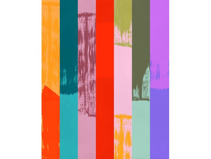 Fotobehang - Fehlfarben 200x250cm - Vliesbehang