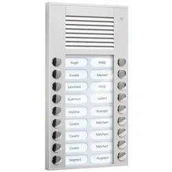TCS Tür Control Audioaußenstation 2-reihig PES18-EN/04