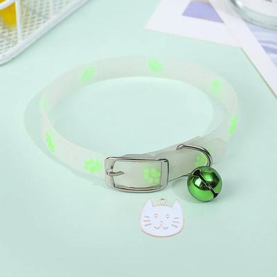 Uplifted Finds Glow In The Dark Luminous Pet Footprint Collar green