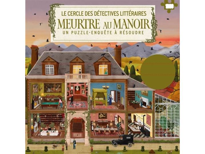 Le Cercle des détectives littéraires - Meurtre au Manoir - Un puzzle-enquête à résoudre (Broché)