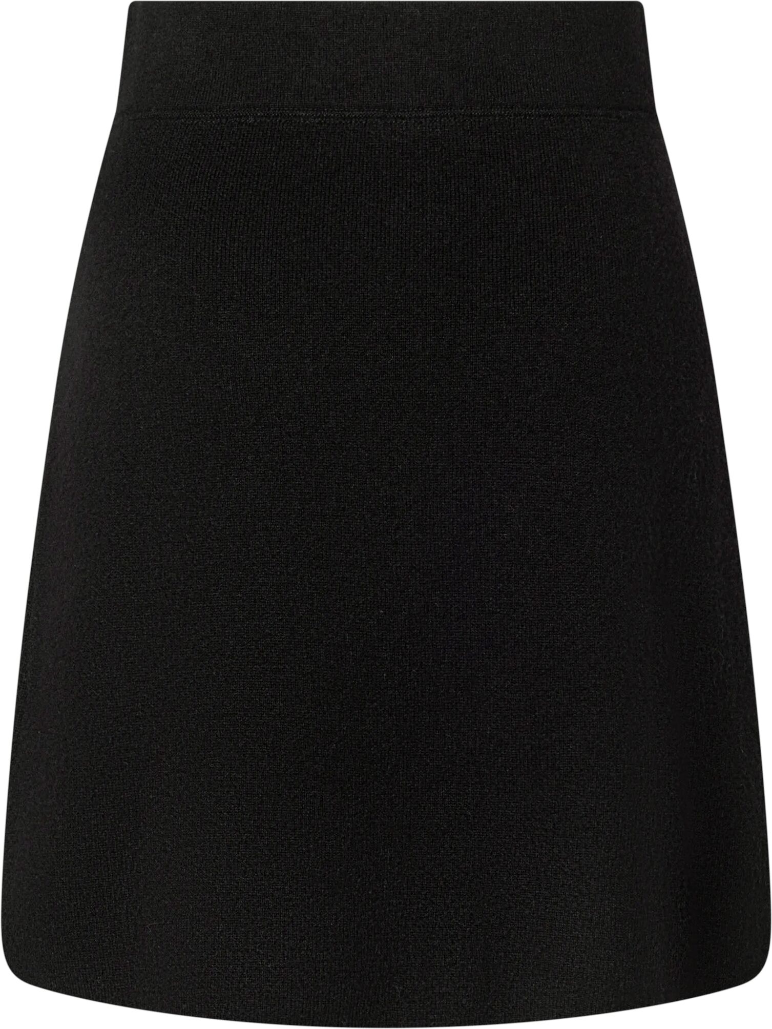 Joop! Midirock JOOP "Kurta", Damen, Gr. 42, schwarz, Obermaterial: 48% Nylon, 27% Viskose, 20% Wolle, 5% Kaschmir, kniefrei, Röcke Midirock, mit Kaschmir-Anteil schwarz 42