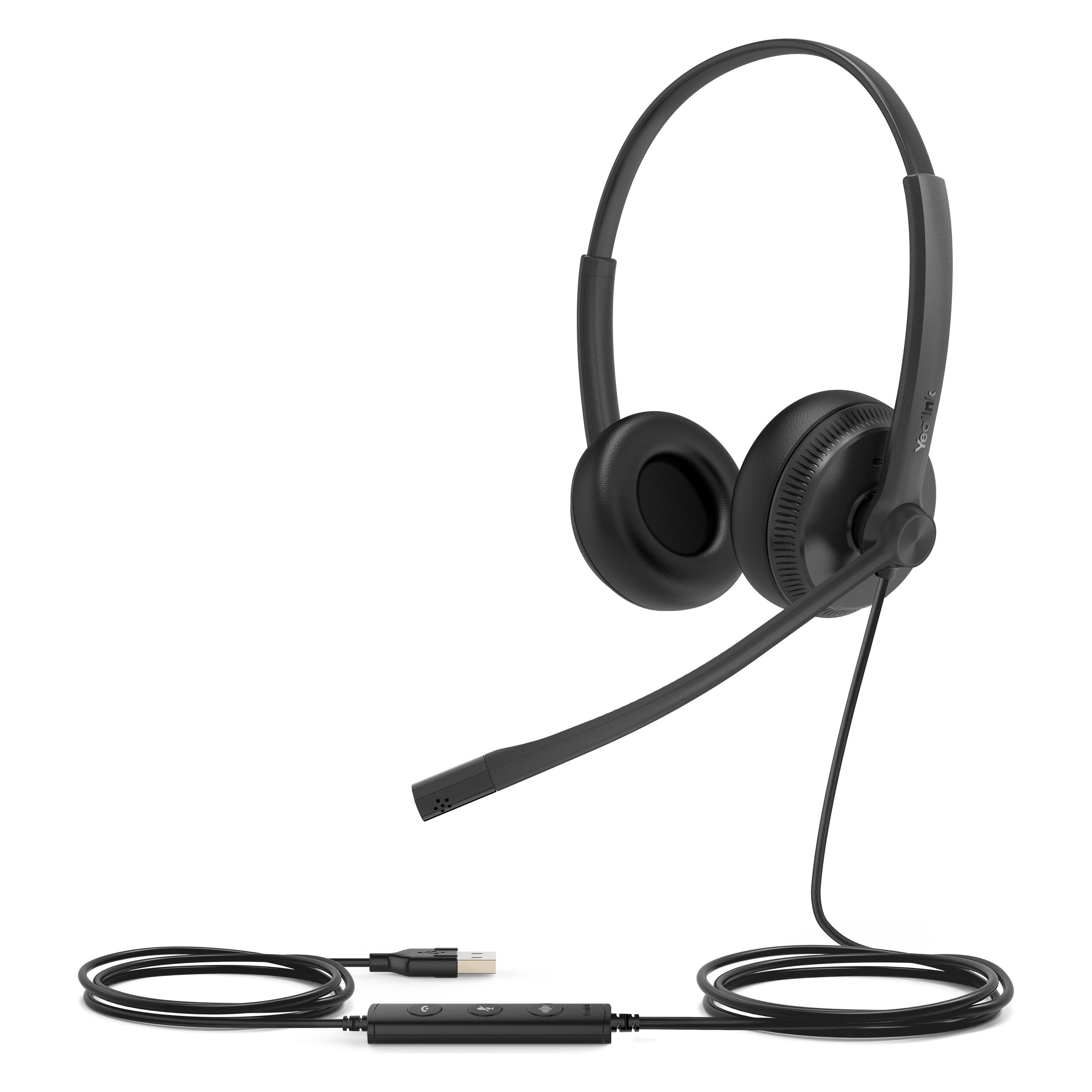 Yealink Headset UH34 Dual UC (Kabelgebunden, USB-A) (1308044)
