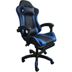 HTI-Living Gamingstuhl Krit Relax, Gaming Stuhl, Schwarz, Blau