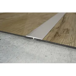 minileiste UL25X2 Übergangsprofil Titan für Klebevinyl 2000x3x25 mm