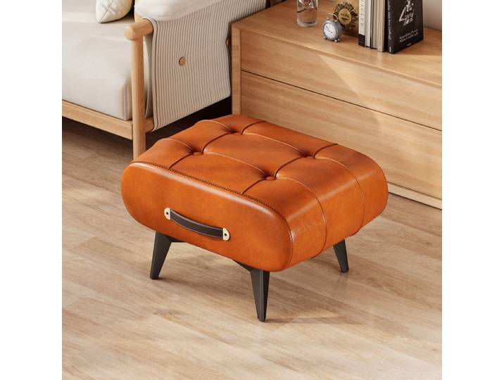 Petit tabouret haut de gamme de luxe léger, tabouret de canapé de table basse de salon, tabouret bas de maison, tabouret de pied, tabouret à chaussures,