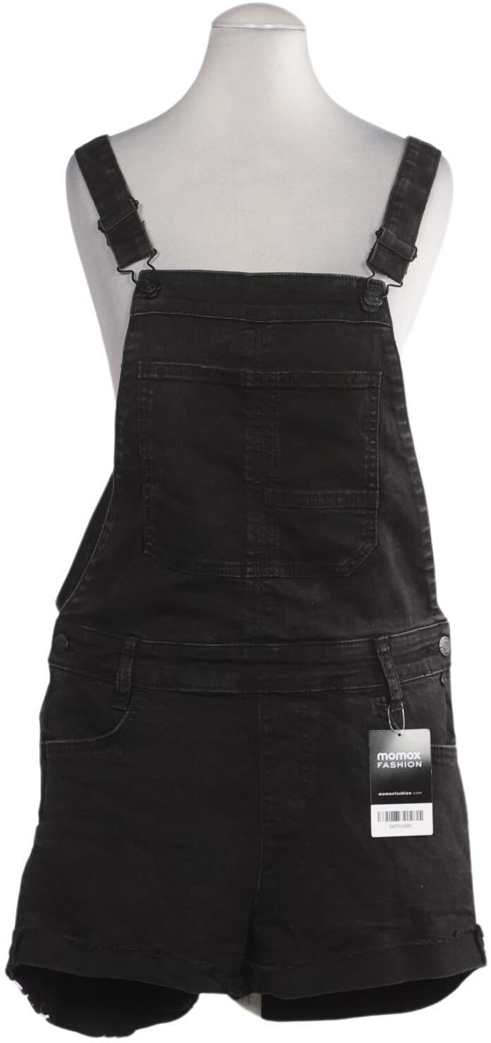 Element Damen Overall oder Jumpsuit, Schwarz, Gr. W28, Baumwolle / Synthetik / Elasthan / Viskose - Second Hand