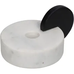 Kerzenhalter MARBLE weiß (BHT 13,50x6,50x10,20 cm) - BHT 13,50x6,50x10,20 cm