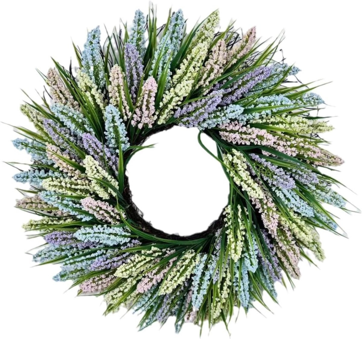 Bloemenkrans Deur Decoratie - Realistisch Kunstbloemen Hangend Sierstuk - Diameter: 51 cm