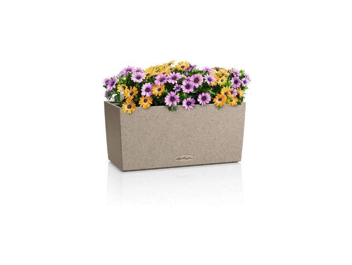 Balkonkasten Lechuza BALCONERA Stone 40 , beige, B:40cm H:19cm T:19cm, Kunststoff, Pflanzgefässe, Balkonkasten