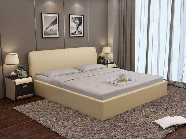 Xlmoebel Polsterbett Designer Polsterbett LB8836 in elegantem Stil (Bett LB8836), Hergestellt in Europa