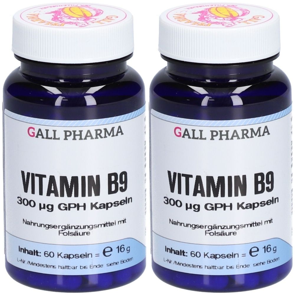 Vitamin B9 300 µg GPH Kapseln 2x 2x60 St