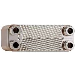 Barberi Ersatz- Wärmetauscher für 02C.10 und 38G.14.DN25 Sets. Gelötete Edelstahlplatten, mit 28 Platten G 3/4'' AG