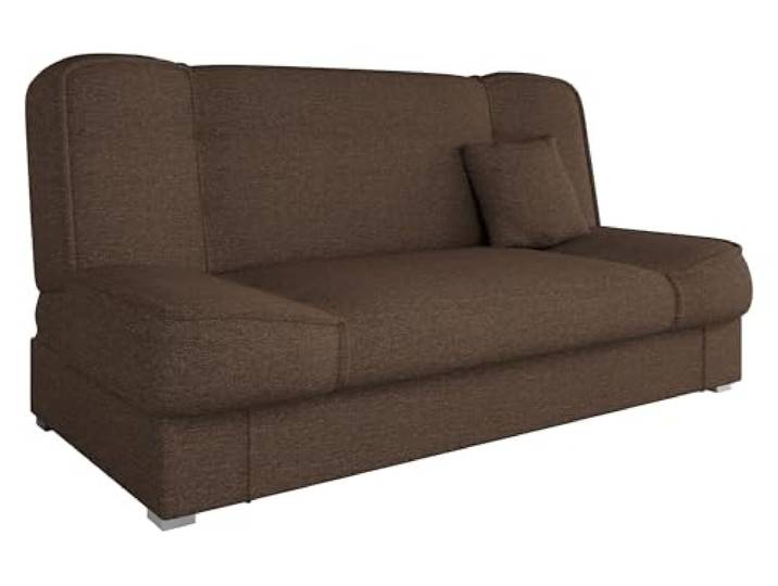 Mirjan24 Schlafsofa Gemini mit Bettkasten, 3 Sitzer Sofa, Couch mit Schlaffunktion, Bettsofa Schlafsofa Polstersofa Farbauswahl Couchgarnitur (Inari 24)
