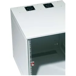 Schäfer Shop Flanschplatte, Serverschrank Zubehör, Grau