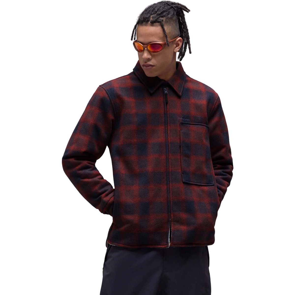 Oakley Off-slope Overshirt dark umbe/grap/red check (D08) M FOA407408-D08-M