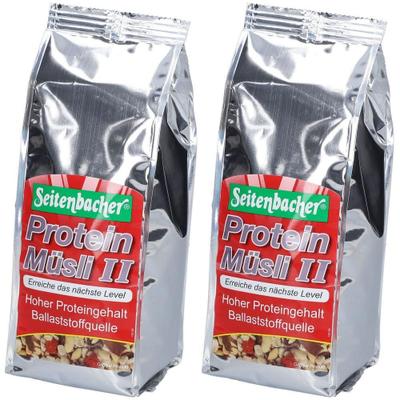 Seitenbacher Sb.-Protein Müsli II, Erdbeerstücke 2x 2x454 g