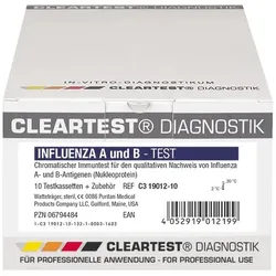 CLEARTEST Influenza, Antigen Grippe Schnelltest