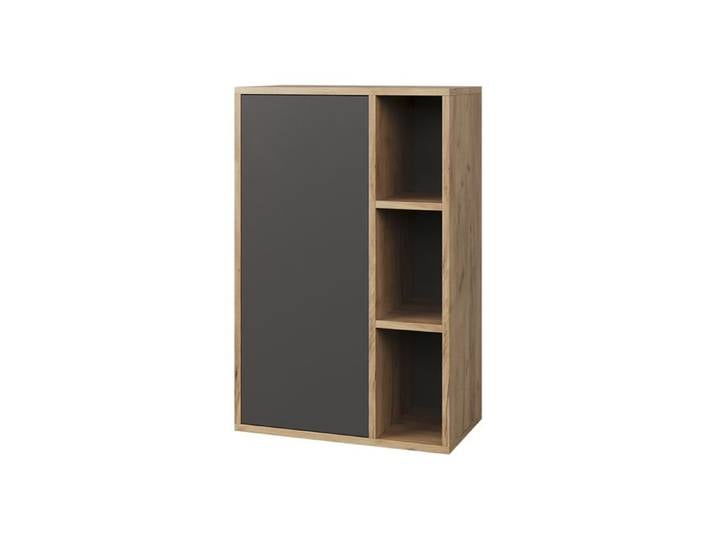 Etagère Berno 50.1x78.4cm avec 3 compartiments ouverts Chêne de force doré/Anthracite Vicco 57819