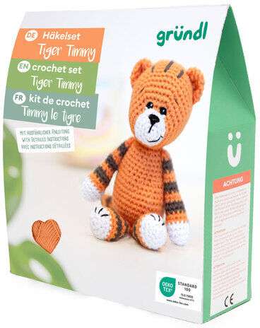 gründl Häkelset "Tiger Timmy"