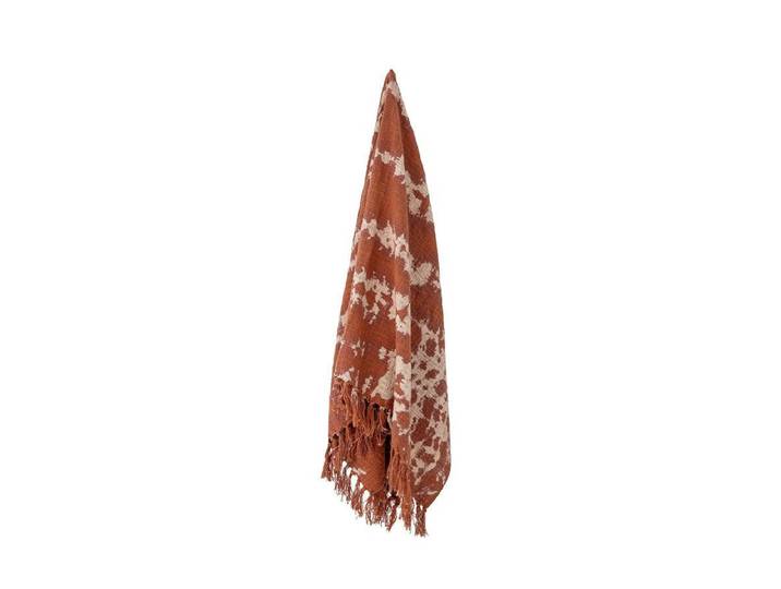 Tagesdecke Marona – Batikmuster in warmem Braun - Braun - Luxusbetten24