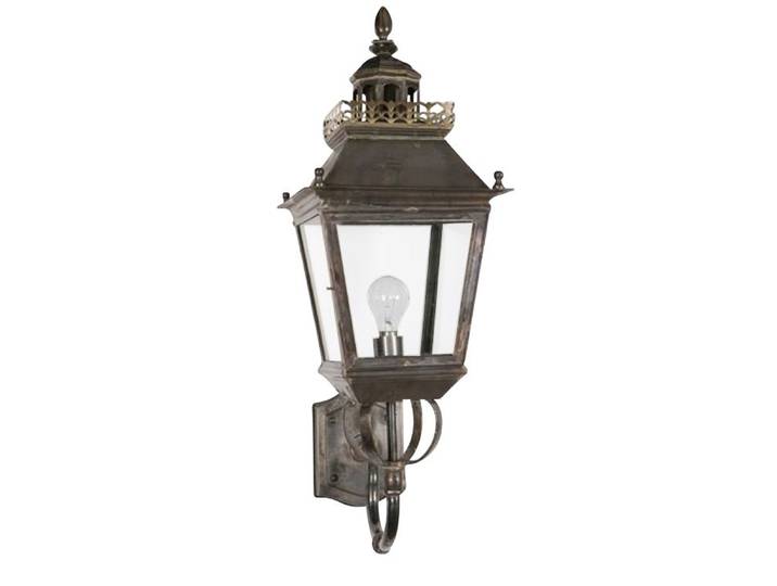 Landelijk buitenlamp Chateau handgemaakt - koper gevlamd (AB) Limehouse - 502