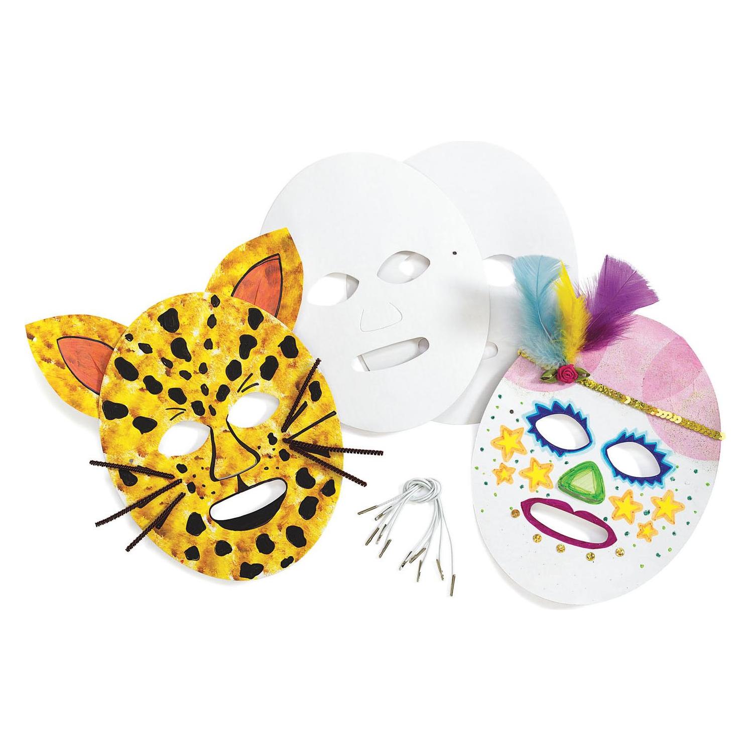 Colorations Färbungen - Erstellen und dekorieren Sie Ihre eigenen Pappmasken, Se (39319706)