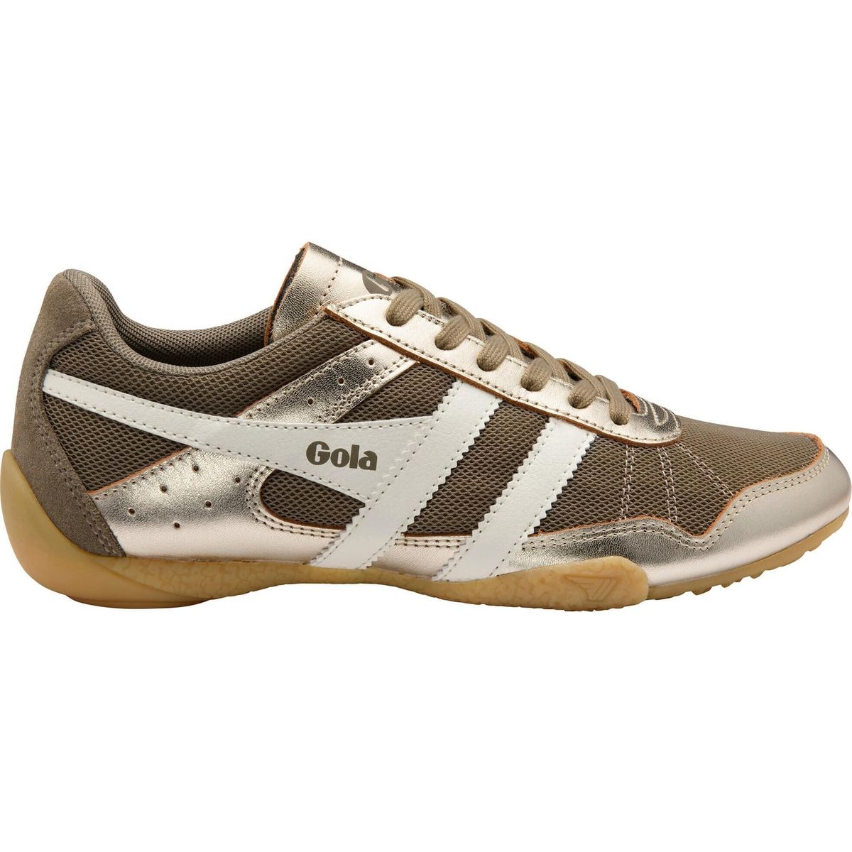 Gola Cascade Glimmer Sneaker Women rhino/gold/gum (FY) 38 CLB940-FY-38-rhinogoldgum