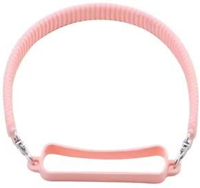 DynamicDeals Universal Silicone Water Bottle Carrier Handle For Bottles With Comfortable Grip Strap pink