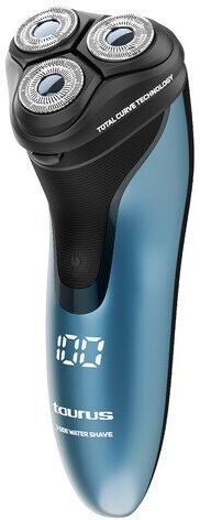 Taurus Afeitadora eléctrica 3 Side Water Shave IPX7 Total Curve Technology.