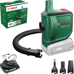 Bosch Luftpumpe EasyInflate 0603947200, Akkupumpe, 18V, für Luftmatratzen und Schlauchboote, 0,03 bar / 0,5 psi
