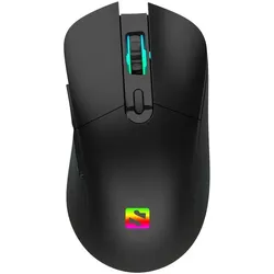 Sandberg Sniper Mouse 2 (Kabelgebunden, Kabellos), Maus, Schwarz