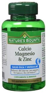 Natures Bounty CÁLCIO, MAGNÉSIO & ZINCO 100 Tabs