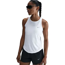 NIKE Tempo Dri-FIT Lauf Tanktop Damen 100 - white/reflective silv S