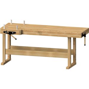 ANKE Hobelbank 800.011, Modell 163, aus Holz, 208 x 90 x 85cm