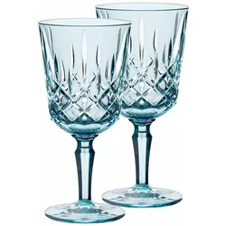 Nachtmann Noblesse Colors Cocktail- / Weinglas 355 ml 2er Set - Aqua