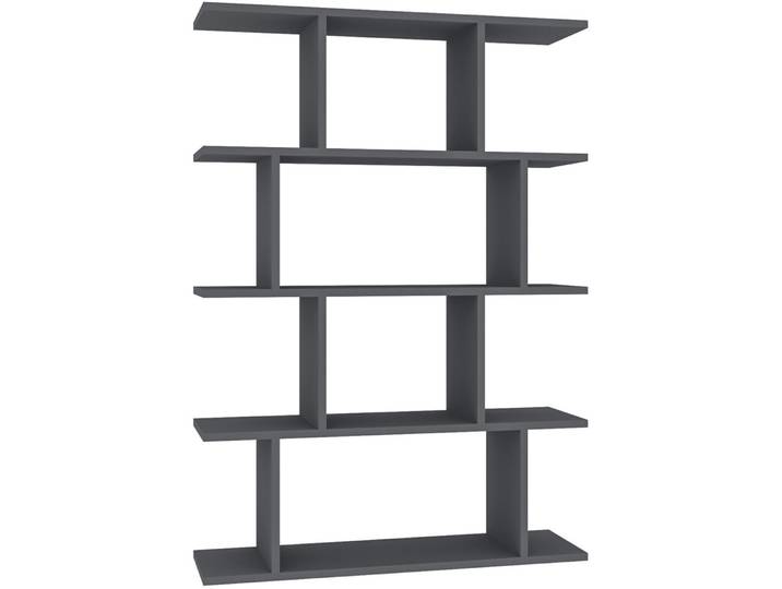 Bücherregal Georis Anthrazit Holz B 90 cm H 127.4 cm - Material: Holzwerkstoff - Bücherregal