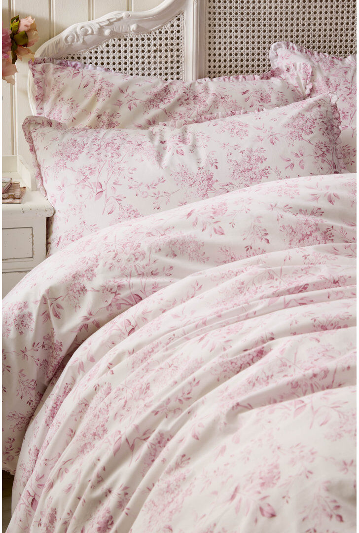 Shabby Chic by Rachel Ashwell Floral Duvet Cover Set Pink Floral Double Duvet Cover Set + 2 Pillowcases