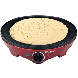 Beper Crepes Maker BT.700Y, Fun Kitchen, Rot