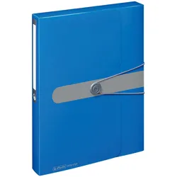 herlitz Heftbox 4 cm DIN A4 blau