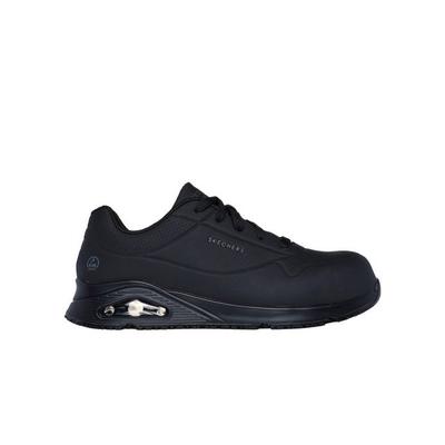 Sicherheitsschuh SKECHERS "BLK UNO" Gr. 42,5, schwarz, 42,5, Obermaterial: 100% Textilmaterial TEXMAT., Schuhe
