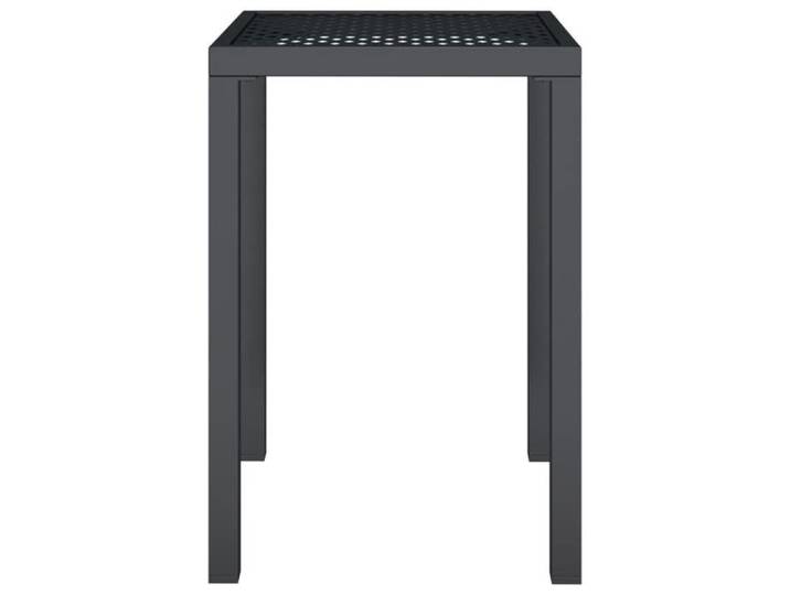 Neuf& 5566 Table d'extérieur - - CHIC - Table de jardin anthracite 50x50x72 cm acier 7.35 kg