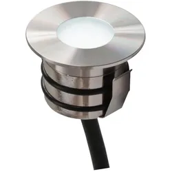EVN LED Bodeneinbau Strahler rund IP65 12V/DC 0.6W 6000K 36lm EinbauØ35