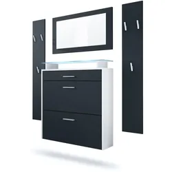 GARDEROBE Malea Front in Schwarz matt