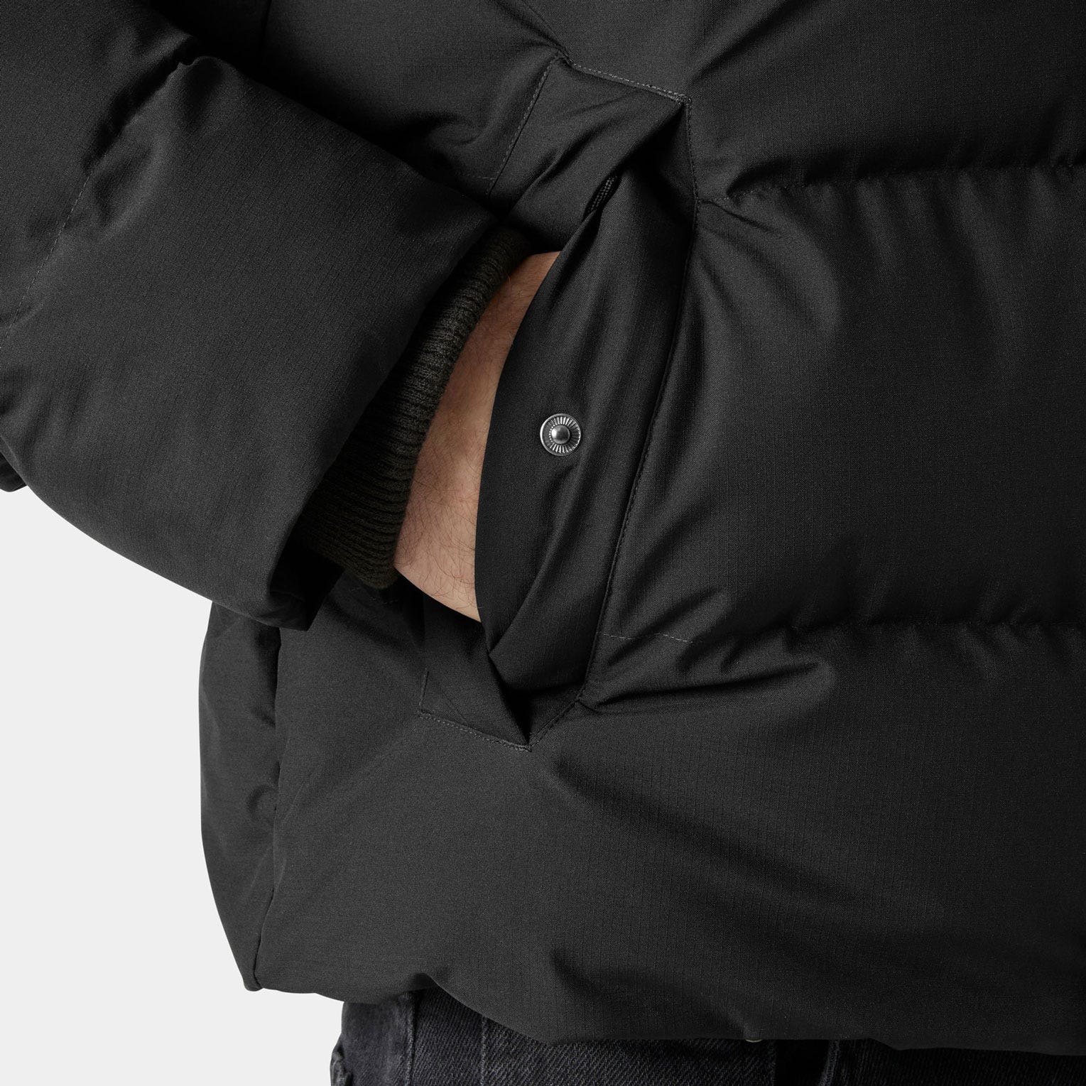 Helly Hansen Men's Saxon Peak Puffy Jacket - Black/Ebony - XL