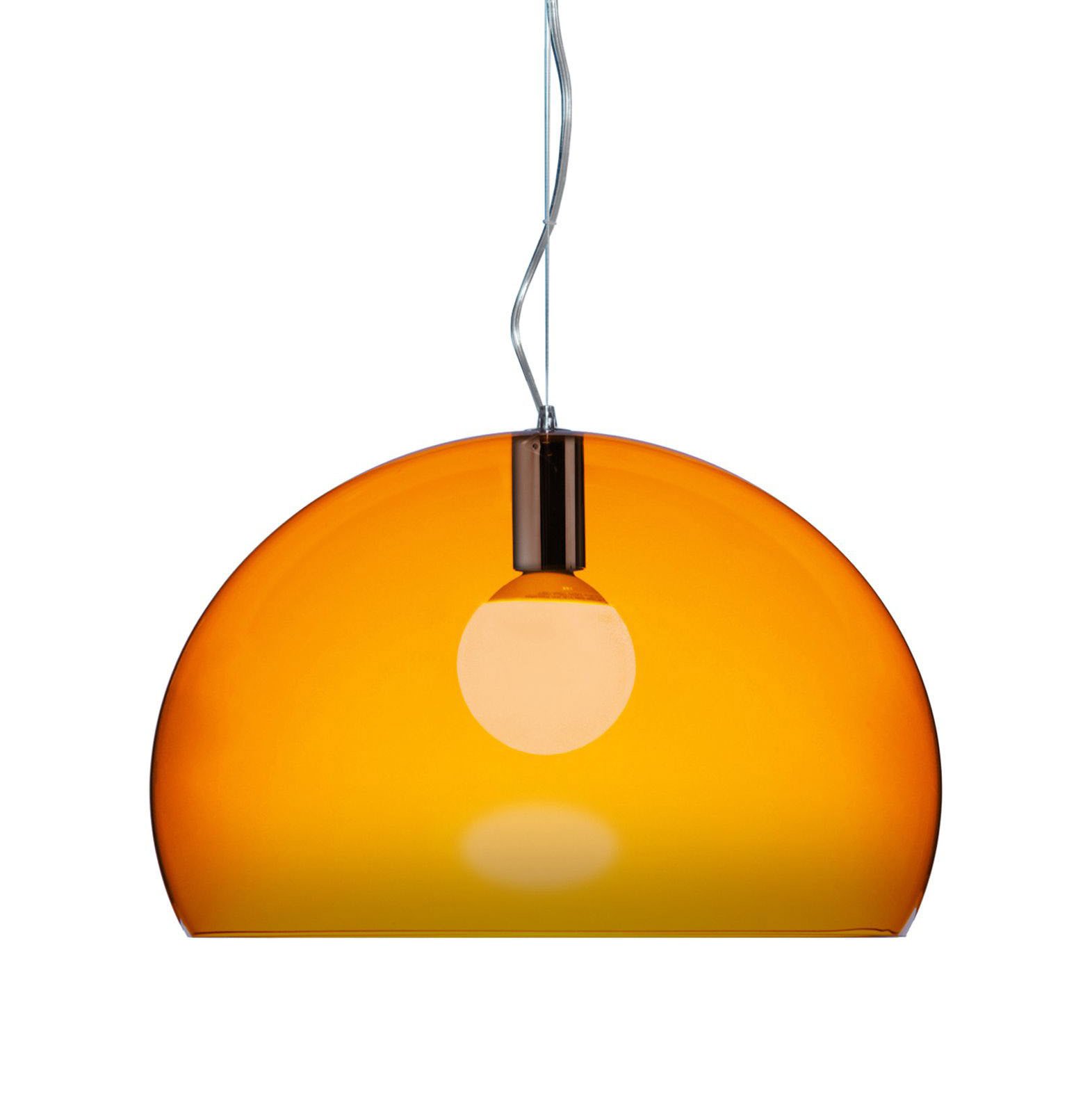 Kartell Fly Pendelleuchte (orange transparent) orange transparent 09030K4